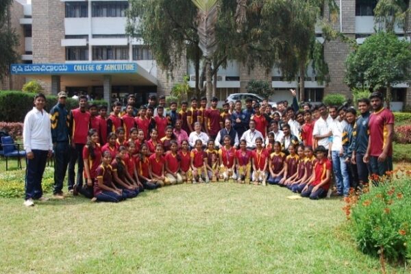 2016-17 Overall Runners in UAS Bangalore Sports and Games events